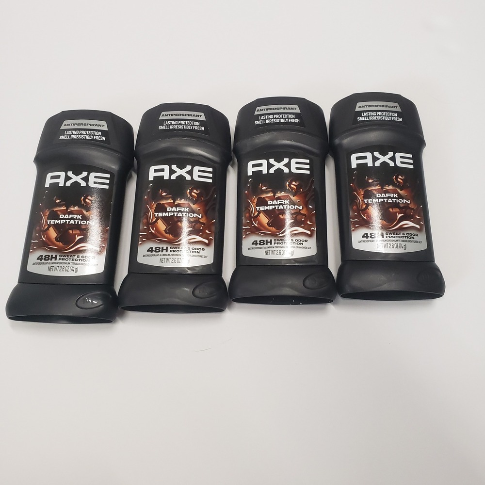 AXE Antiperspirant Men 2.6 oz Dark Temptation 48H Protection Lot of 4 NEW Bundle